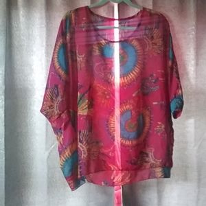 Boho bright retro tunic